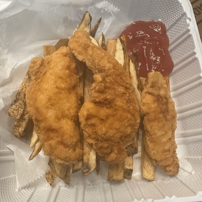 Chicken Tenders & Fries.