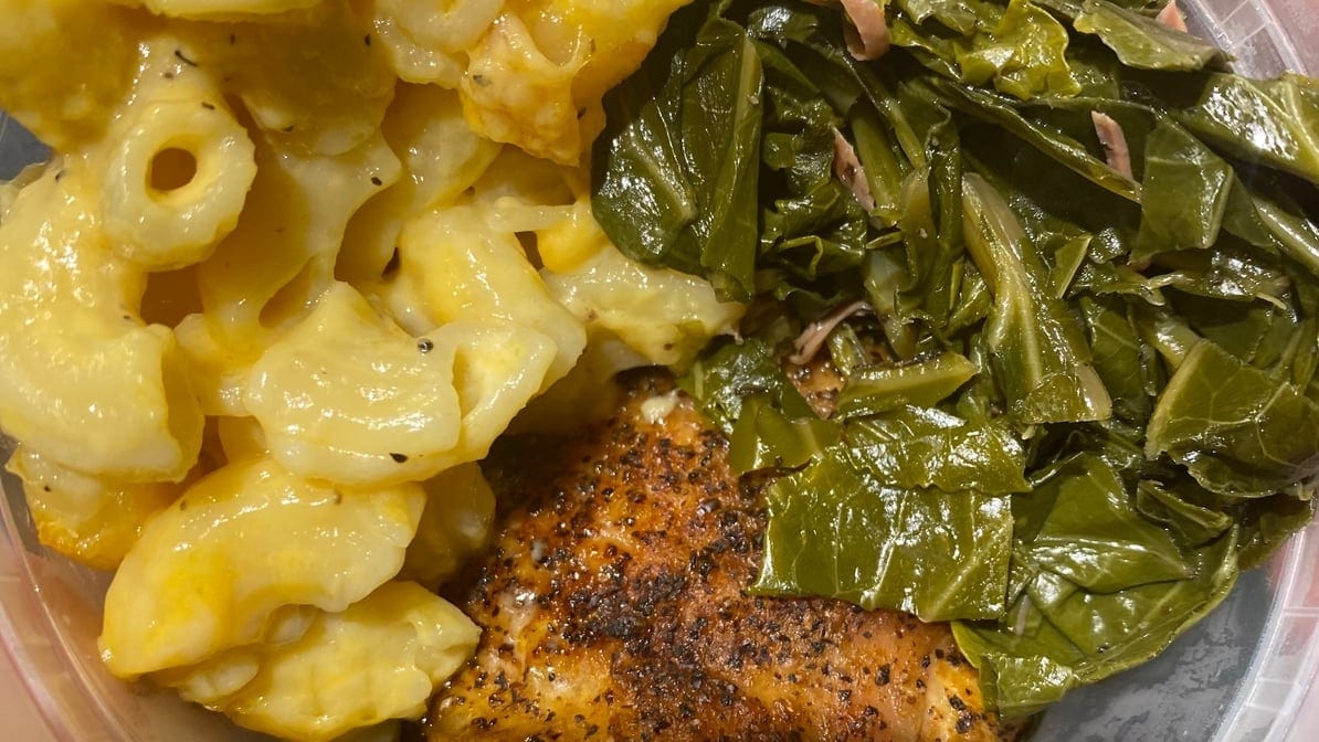 On The Go Sample Meal.