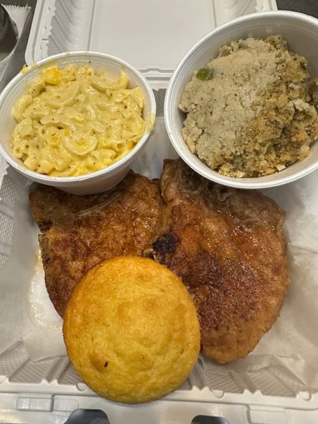 Pork Chop Meal.